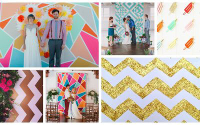 Graphic Prints and Colour Wedding Theme