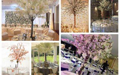 Trees As Wedding Centrepieces
